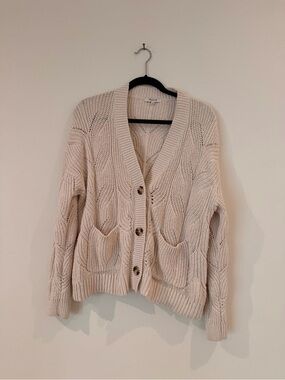 Madewell size L 100% cotton Hillview cardigan